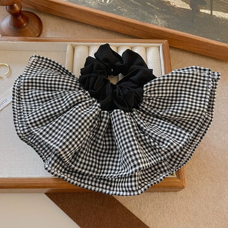 ขนาดใหญ่พิเศษลายสก๊อตผมวงยืดหย - Silk Tie Striped บทวิจารณ์และราคา