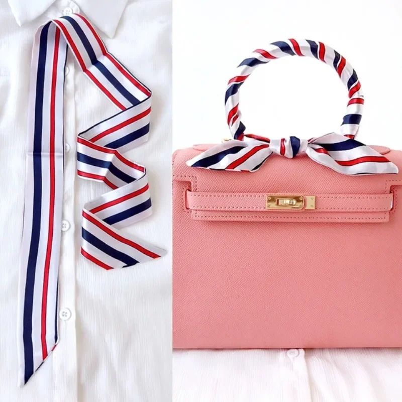 ผ้าพันคอไหมสำหรับผู้หญิง ลายเส - Ascot Neck Scarf บทวิจารณ์และราคา