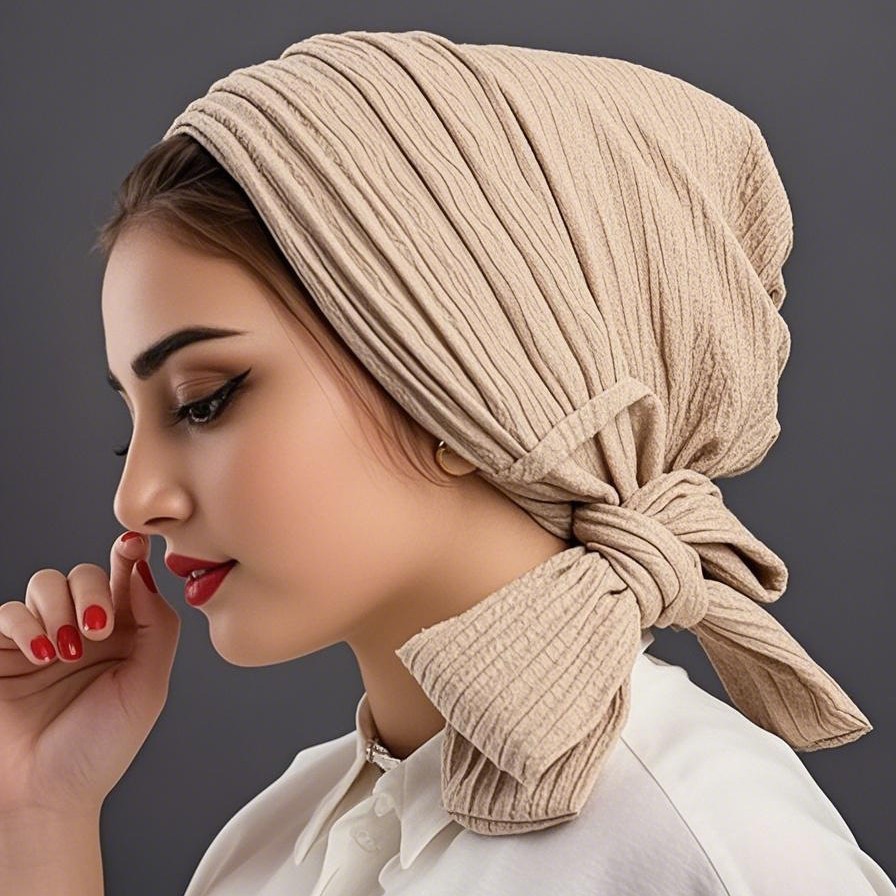 หมวกผ้าโพกหัวทรงสปริงสุดหรูสำห - Head Wrap Turban บทวิจารณ์และราคา