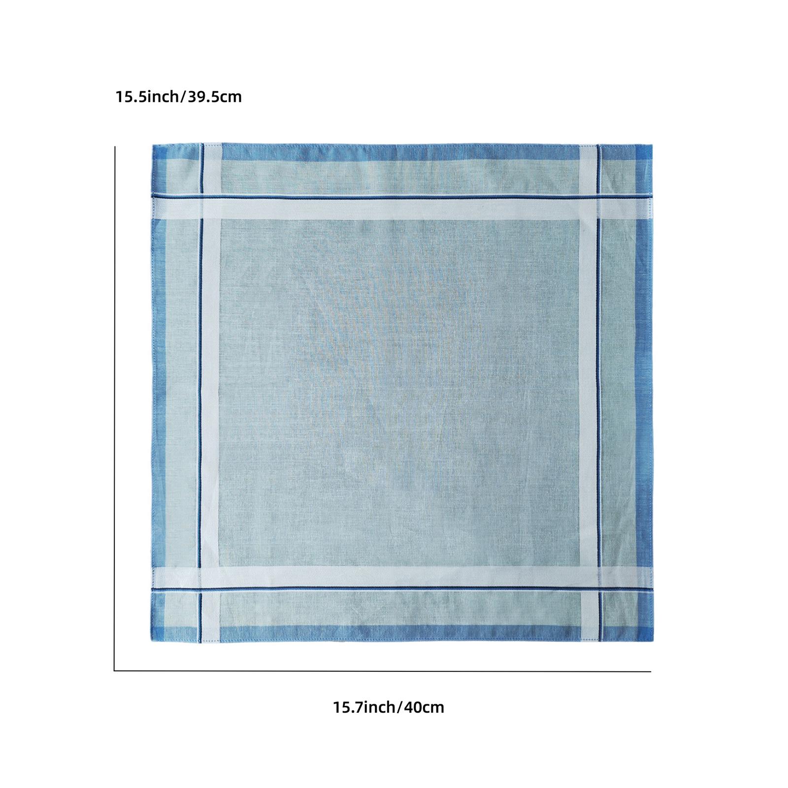 ผ้าเช็ดหน้าผู้ชายผ้าฝ้ายขนาด 4 - Handkerchief Cotton Men บทวิจารณ์และราคา