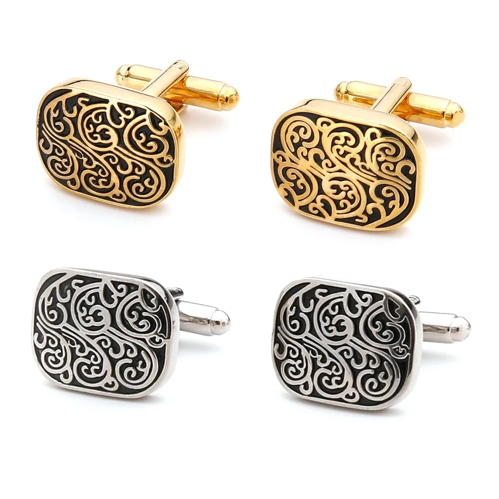 คุณภาพสูง Gold Cufflinks Vinta - Tie Clip Silver บทวิจารณ์และราคา