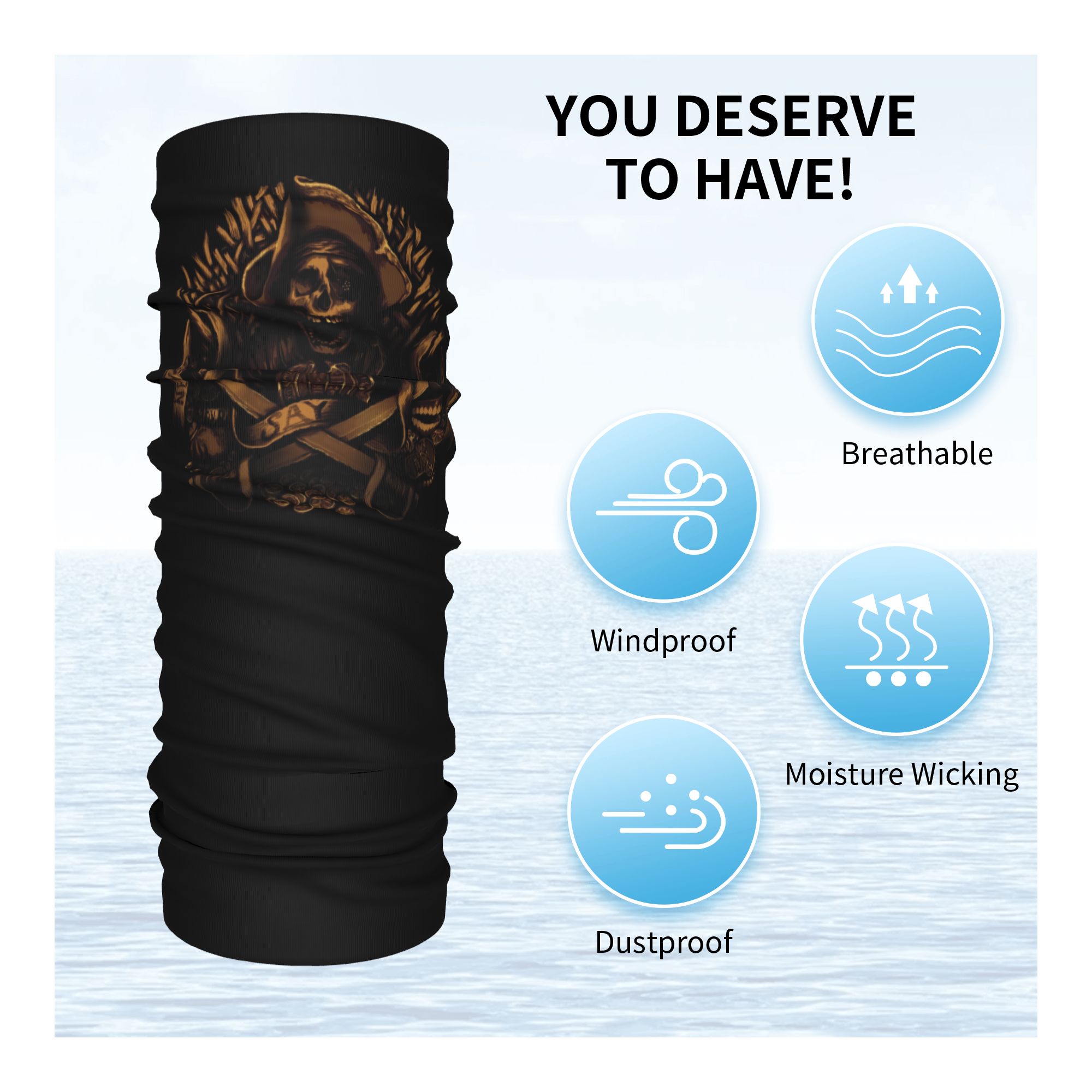 ผ้าพันคอแบบท่อสำหรับฤดูหนาวลาย - Neck Warmer Tube บทวิจารณ์และราคา